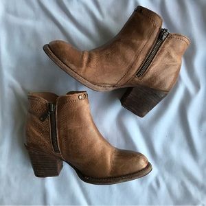 Bedstu Yell leather [RARE plain clean leather boot] western cowgirl edgy
